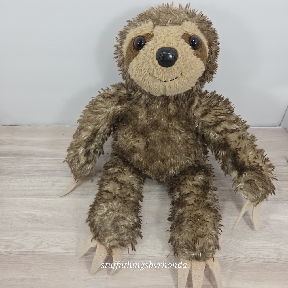Build-A-Bear Workshop - Brown Sloth Soft Plush, Stuffed Animal Toy